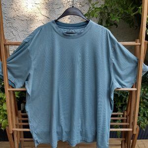 light slate blue grey athletic sportwear t shirt tee